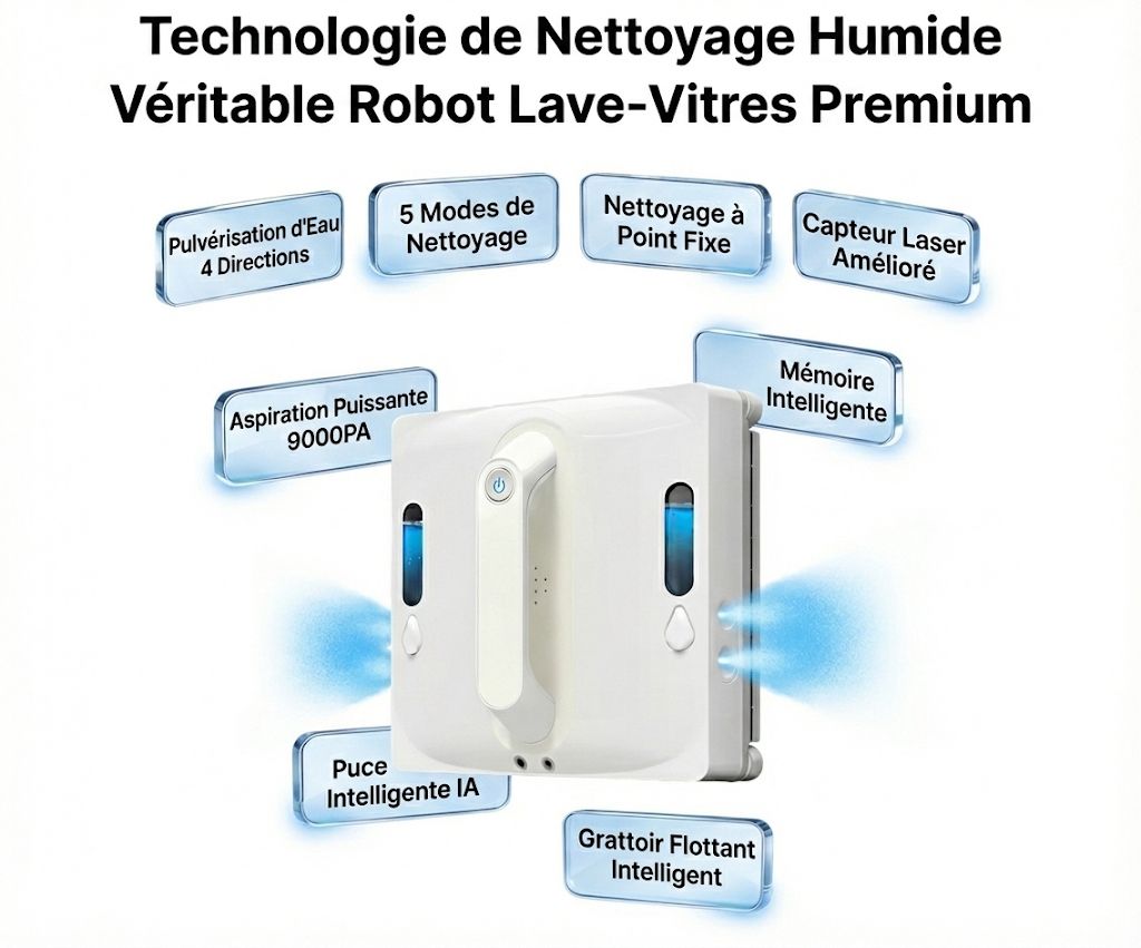 Robot Lave-Vitre Premium VitreXpert™ 9000 PA