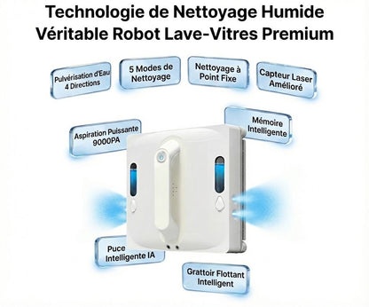 Robot Lave-Vitre Premium VitreXpert™ 9000 PA